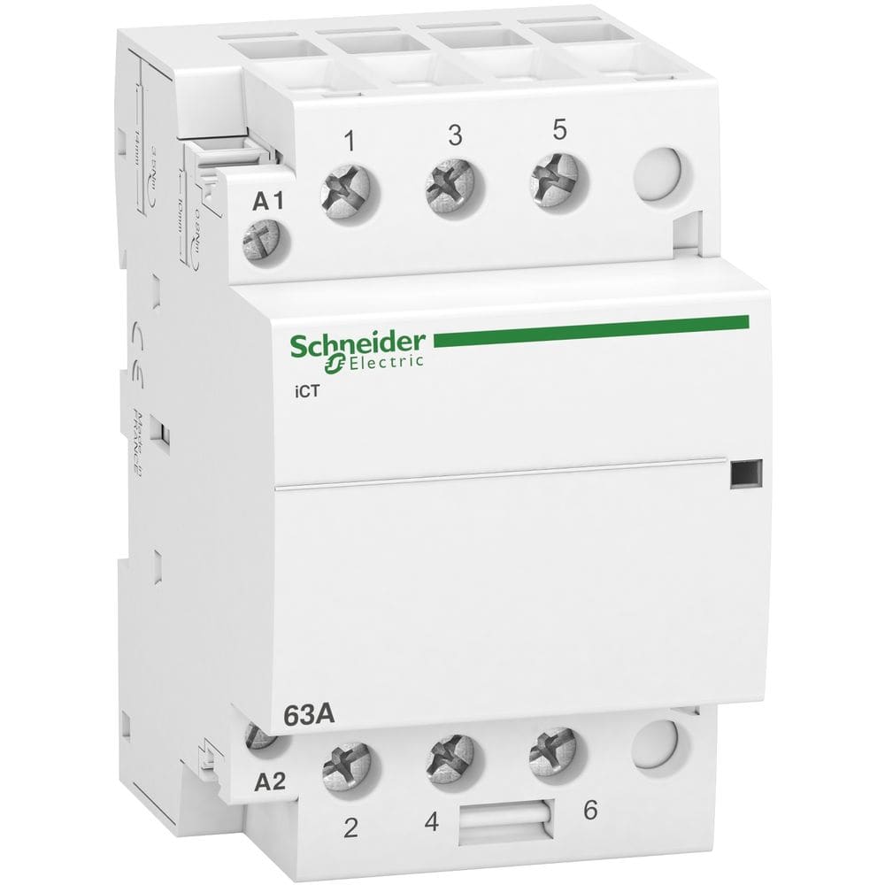 Schneider Distribution Vermogenscontactor 63A - 3P - 230V - AUTO - 3NO A9C20863