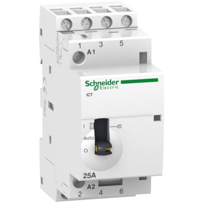 Schneider Distribution Vermogenscontactor 25A - 4P - 230V - MAN - 4NO A9C21834
