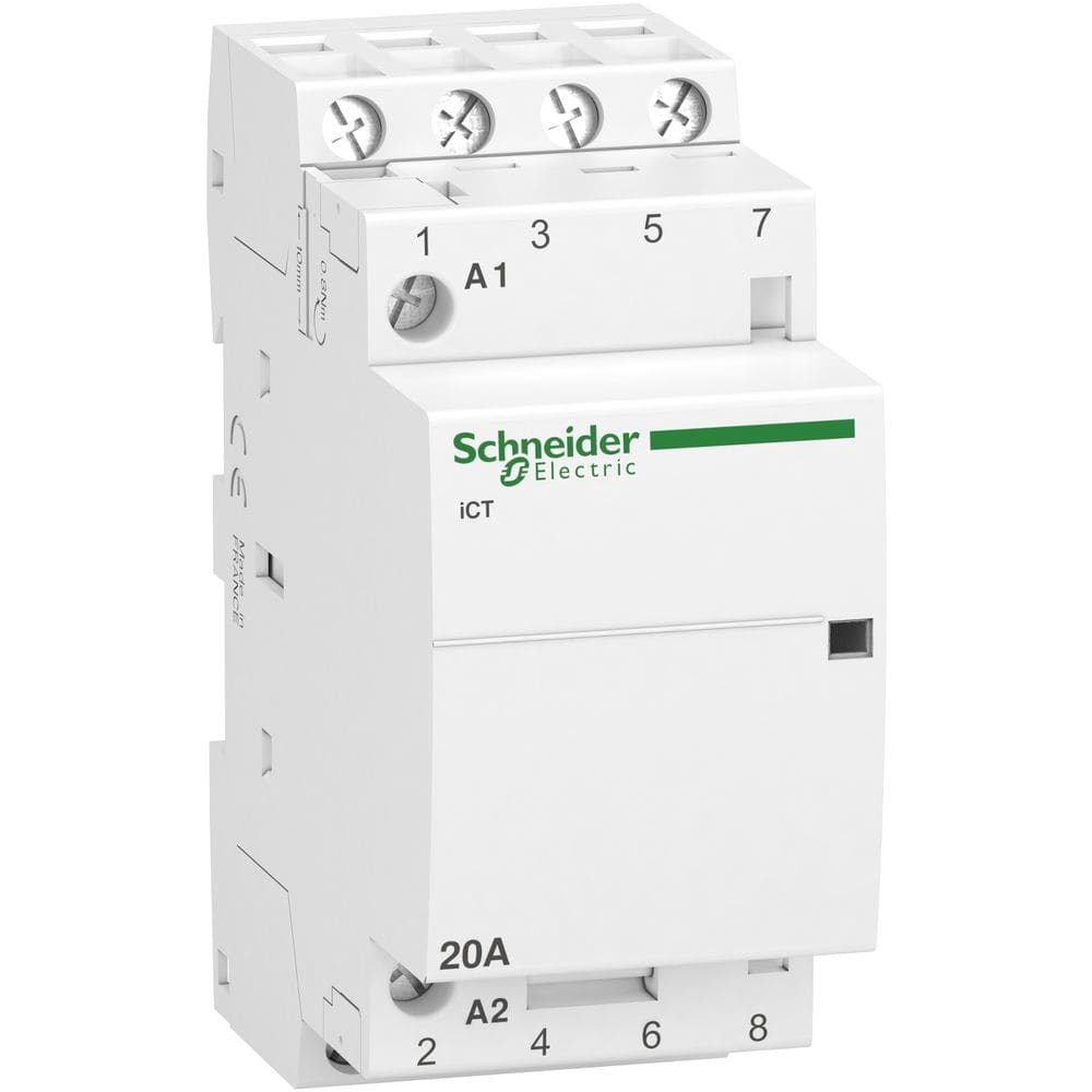 Schneider Distribution Vermogenscontactor 20A - 4P - 230V - AUTO - 4NO A9C22824