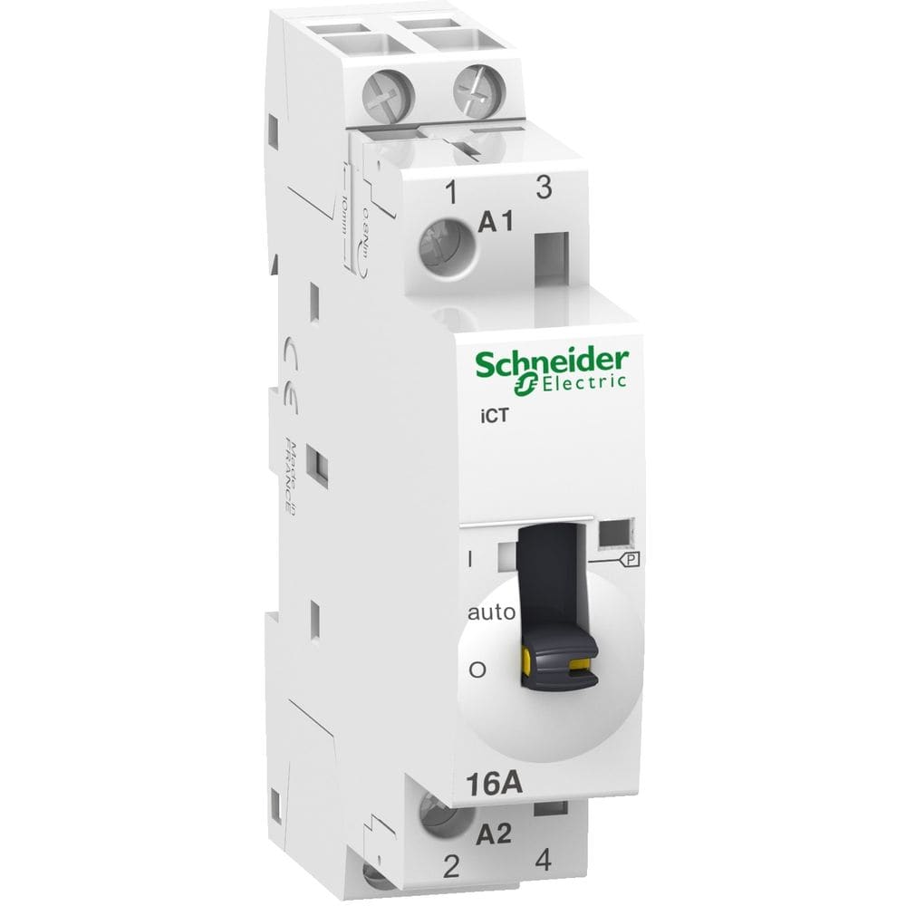 Schneider Distribution Vermogenscontactor 16A - 2P - 230V - MAN - 2NO A9C23712