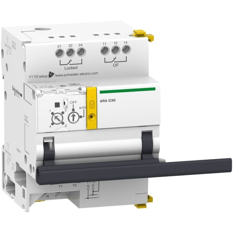 Schneider Distribution ARA auto hersluiter hulpelem voor iC60 3P-4P - 4 Prog A9C70134