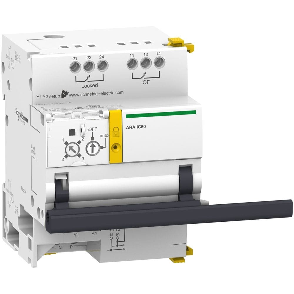 Schneider Distribution ARA auto hersluiter hulpelem voor iC60 3P-4P - 4 Prog A9C70134