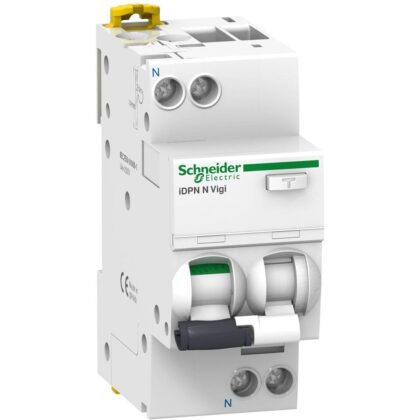 Schneider Distribution Differentieel-Automaat iDPN N VIGI 1P+N C20 30mA type A A9D32620