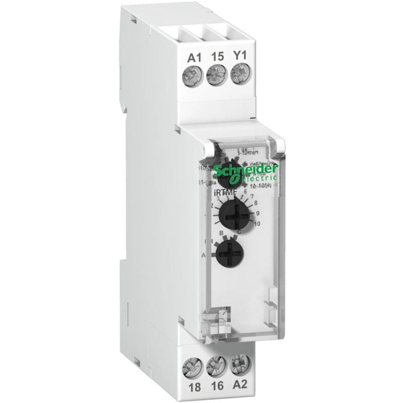 Schneider Distribution iRTMF multifunctioneel vertragingstijdrelais - OC - 12-240 VAC/DC A9E16070
