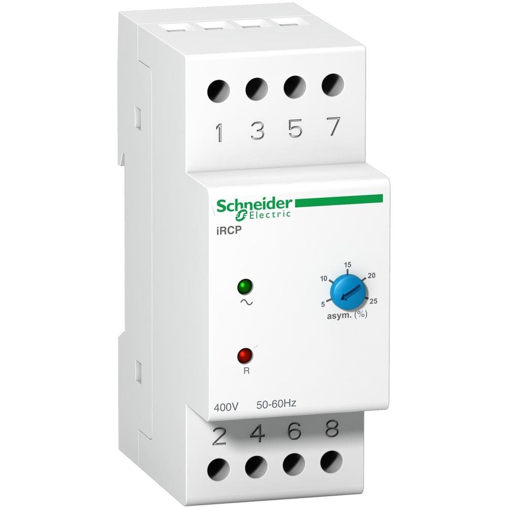 Schneider Distribution faseregelingsrelais iRCP - 8 A - 400 V 50/60Hz - 1 OC A9E21180