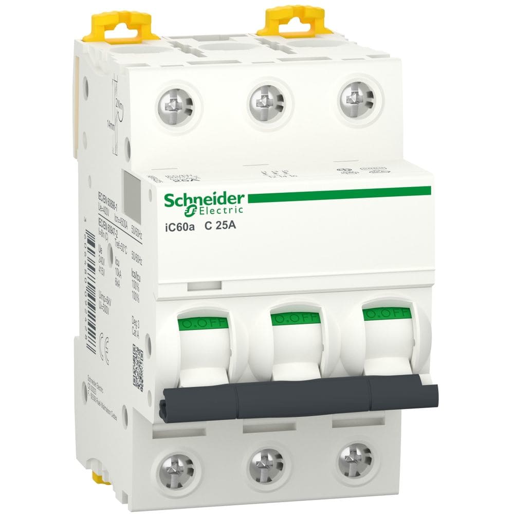 Schneider Distribution Automaat iC60a 3P 25A  C A9F64325