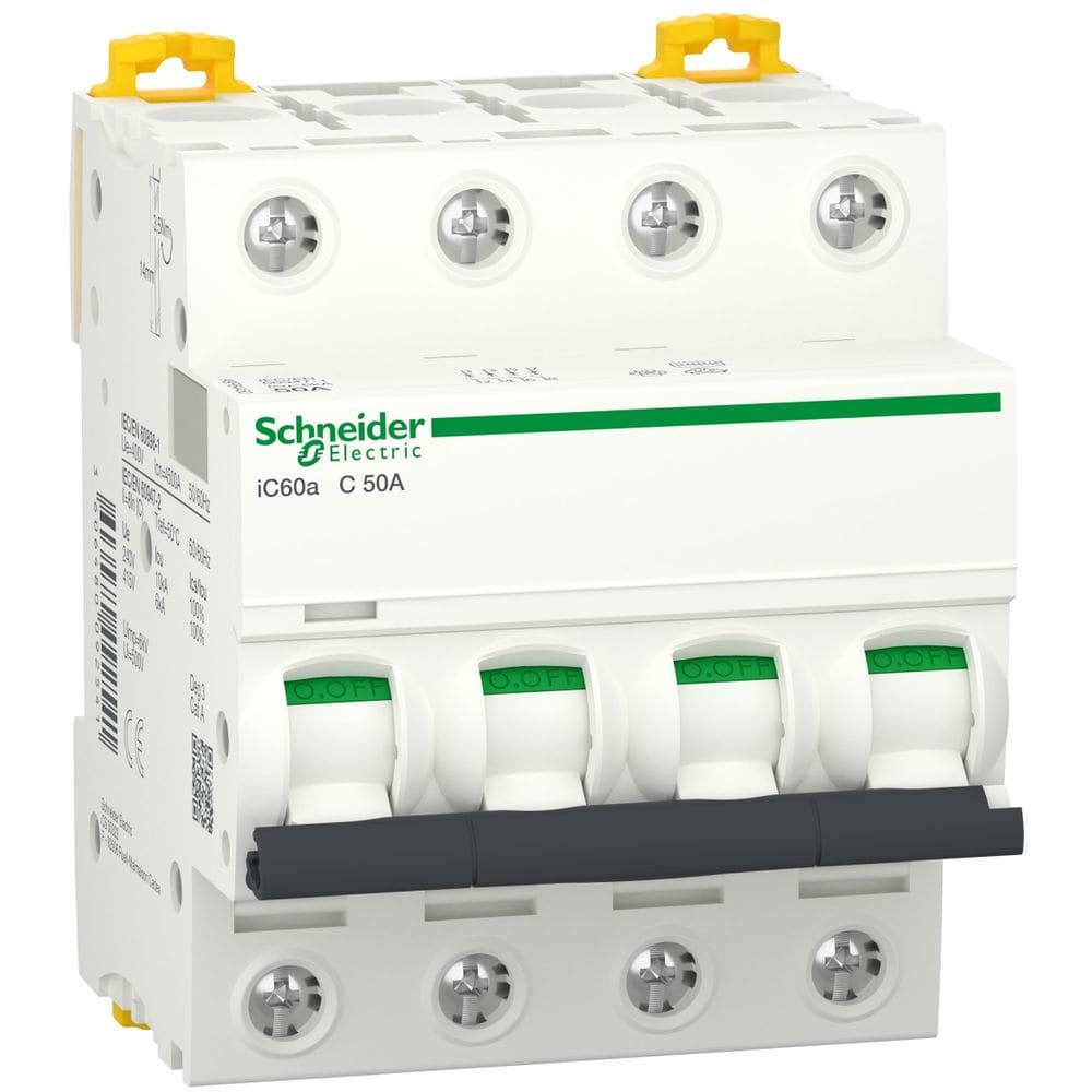 Schneider Distribution Automaat iC60a 4P 50A C A9F64450