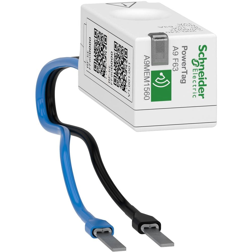 Schneider Distribution PowerTag - Acti9 Flex - 1P+N - positie boven en onder - Max 63A -Energie Sensor A9MEM1560
