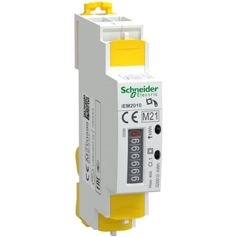 Schneider Distribution 1-fasige iEM2010 kWh-meter