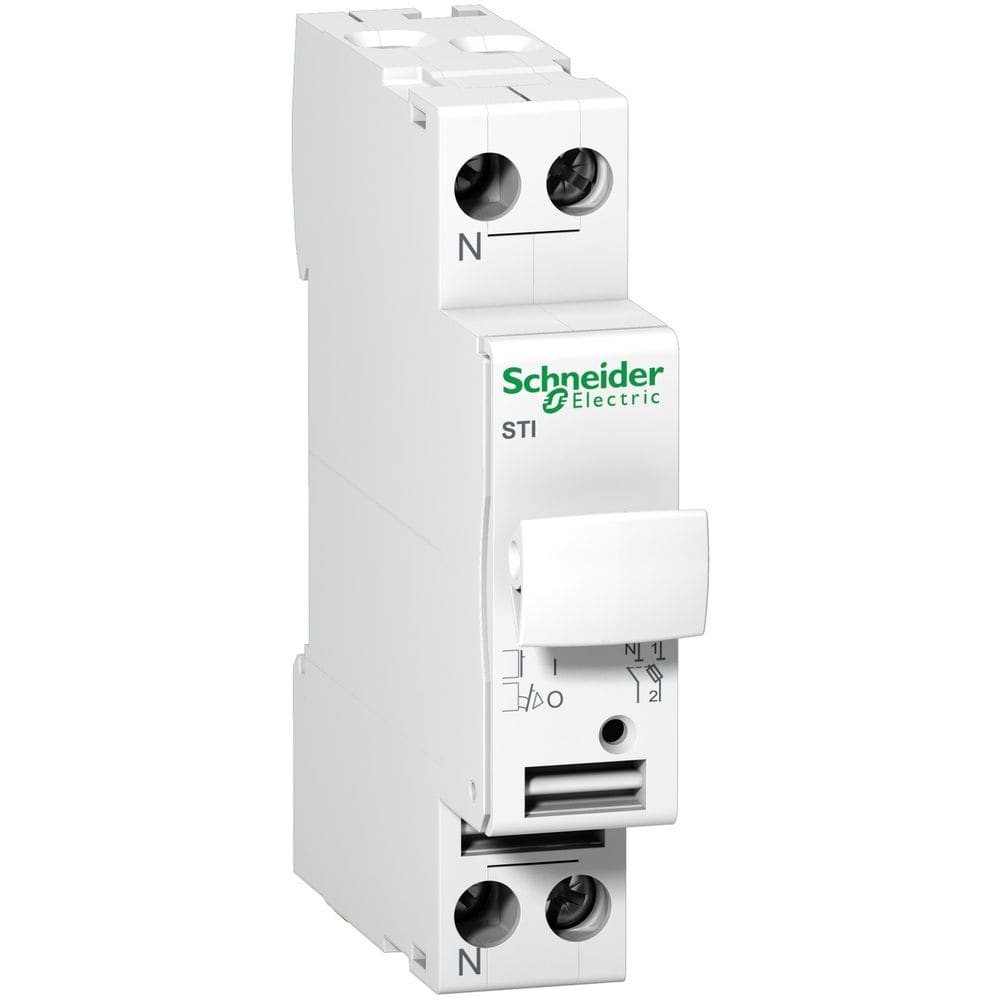 Schneider Distribution Acti 9-zekering-lastscheider STI-1 pool + N-25 A-voor zekering 10