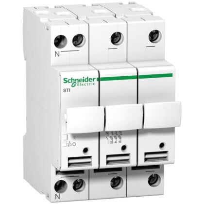 Schneider Distribution Acti 9 - smeltv.-scheid. STI - 3 p. + N - 25 A - voor smeltveiligh. 10