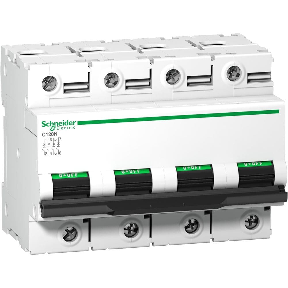 Schneider Distribution Modulaire automaat C120N 4P 80A curve B 10kA A9N18353