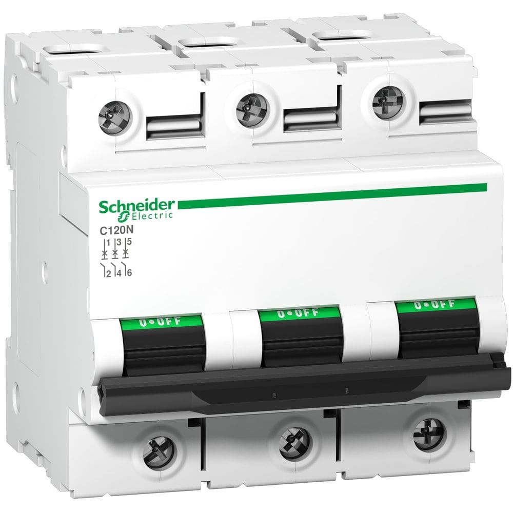Schneider Distribution Modulaire automaat C120N 3P 100A curve C 10kA A9N18367