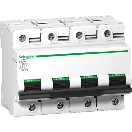 Schneider Distribution Modulaire automaat C120N 4P 125A curve D 10kA A9N18393