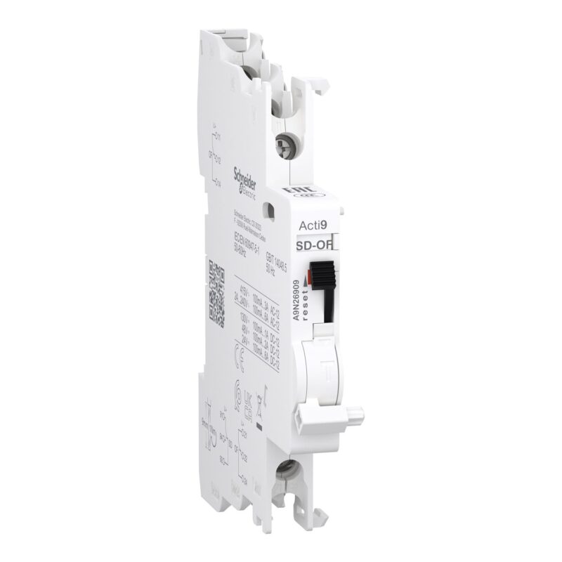 Schneider Distribution Acti9 - hulpcontact - SD+OF - 2 C/O - 100mA-6A - AC/DC A9N26909