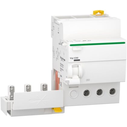 Schneider Distribution Vigi iC60 - aardlek hulpblok - 3P - 40A - 300mA - AC type A9Q14340
