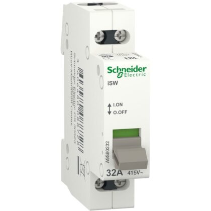 Schneider Distribution Schakelaar iSW 2P 32A A9S60232