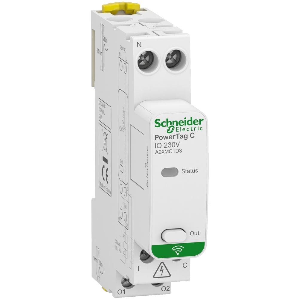 Schneider Distribution Module PowerTag C digitaal  input / output A9XMC1D3