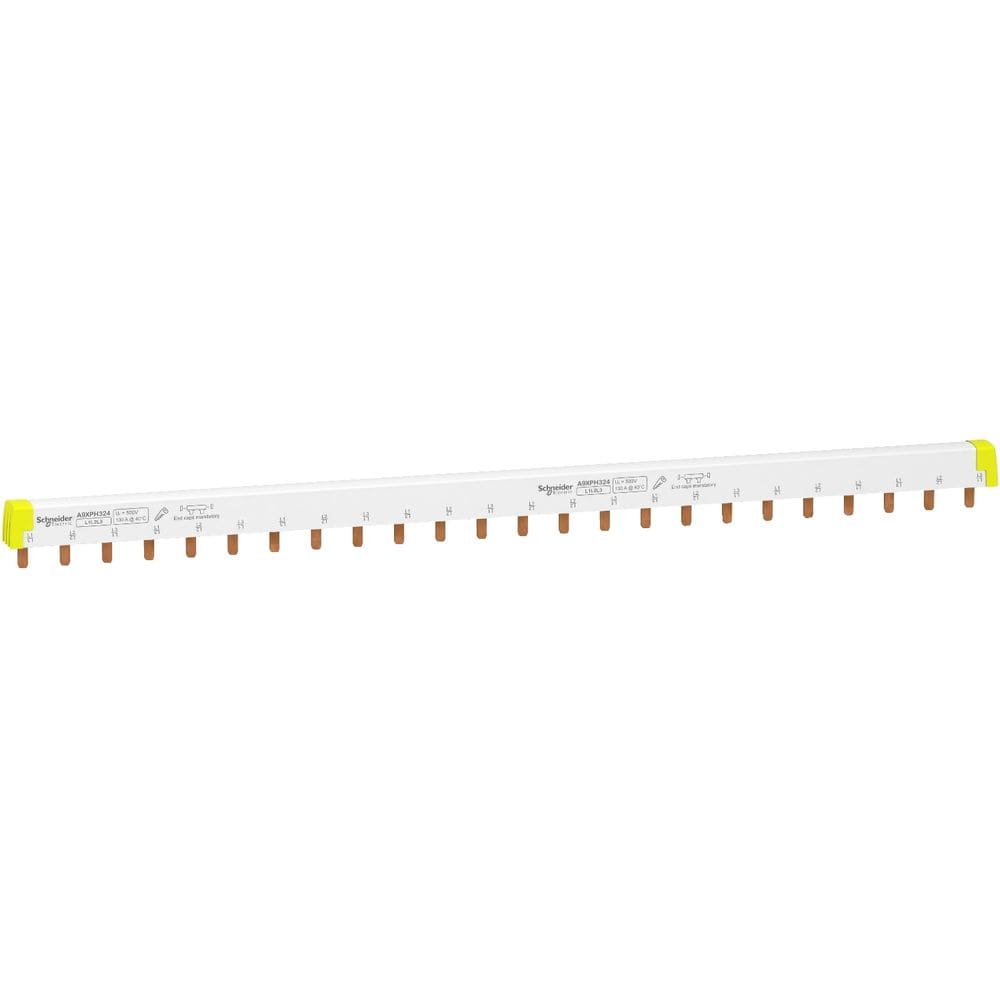 Schneider Distribution combinatierail - gemakkelijk te snijden - Acti 9 3 polen 24 modules 100A A9XPH324
