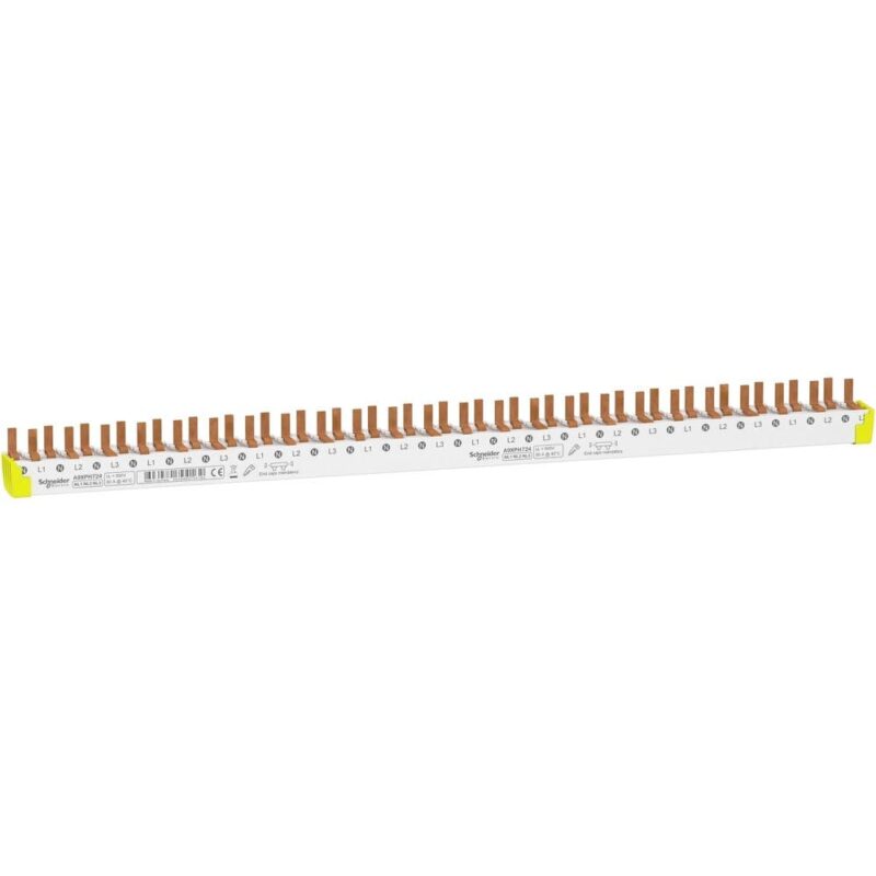 Schneider Distribution A9 Verdeelrail onderaan - 3PN - 24mod A9XPH724