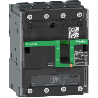 Schneider Distribution circuit breaker ComPacT NSXm B (25 kA at 415 VAC)