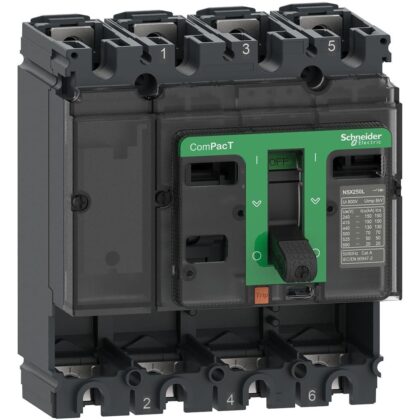 Schneider Distribution Basic Frame ComPacT NSX160B 4P Icu=25kA 380/415Vac C16B4