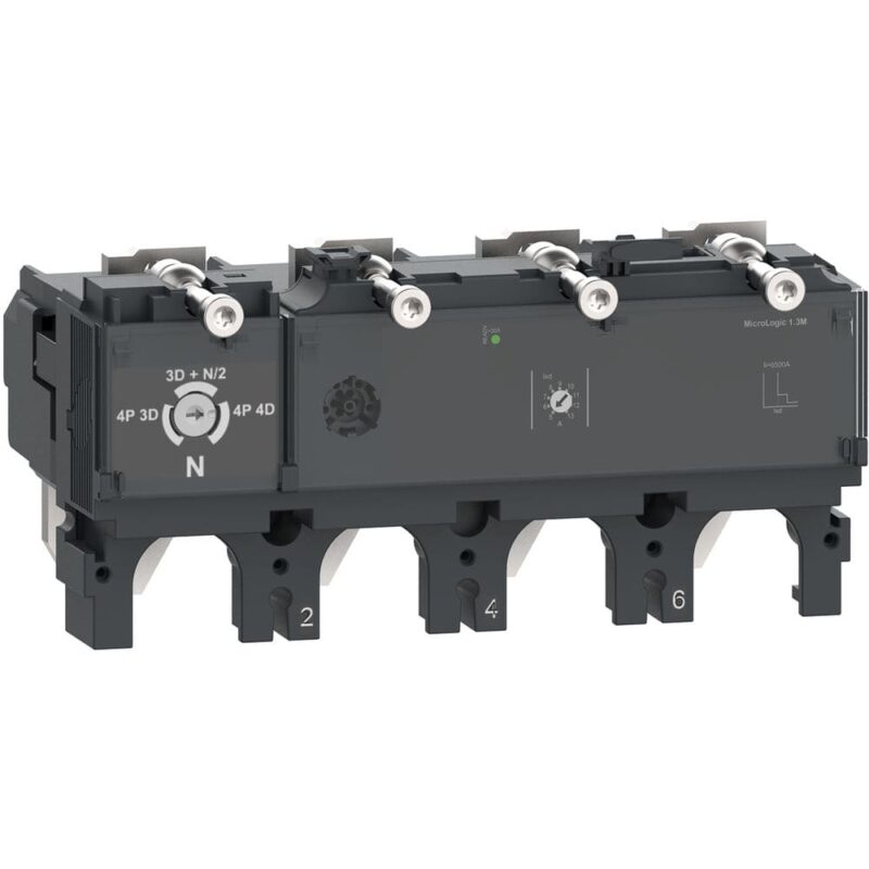 Schneider Distribution Beveiligingsmodule 4P 630 A MicroLogic 2.3 | Voor ComPacT NSX C6342D630