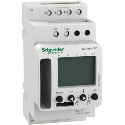Schneider Distribution Programmeerbare schemerschakelaar IC Astro 2 kanalen smart CCT15245