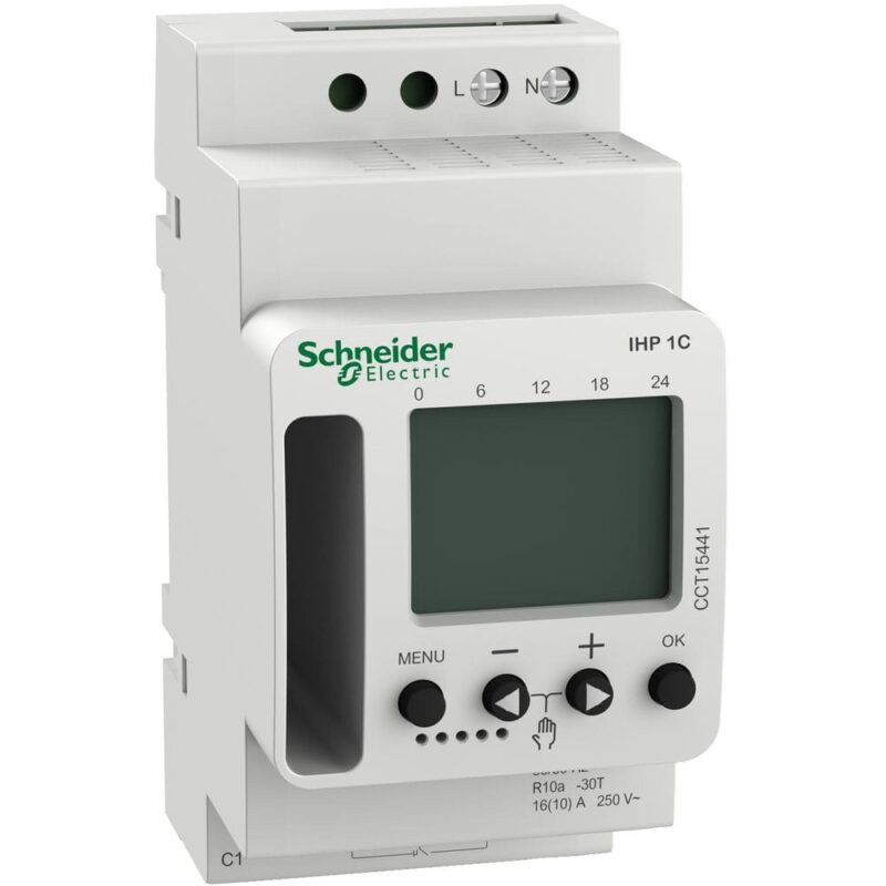 Schneider Distribution Programmeerbare schakelklokken IHP 1 kanaal CCT15441