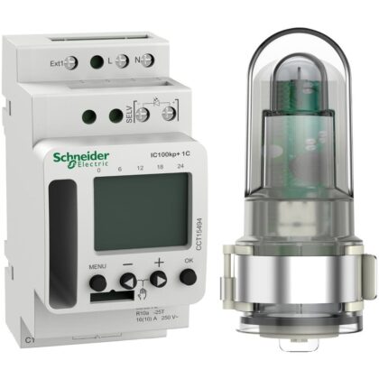 Schneider Distribution Programmeerbare schemerschakelaar IC100kp+ 1 kanaal smart CCT15494