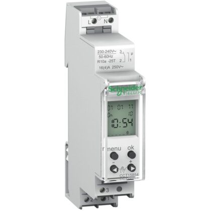 Schneider Distribution Acti 9 - IHP - 1C digitale tijdschakelaar - 24 uren + 7 dagen CCT15854