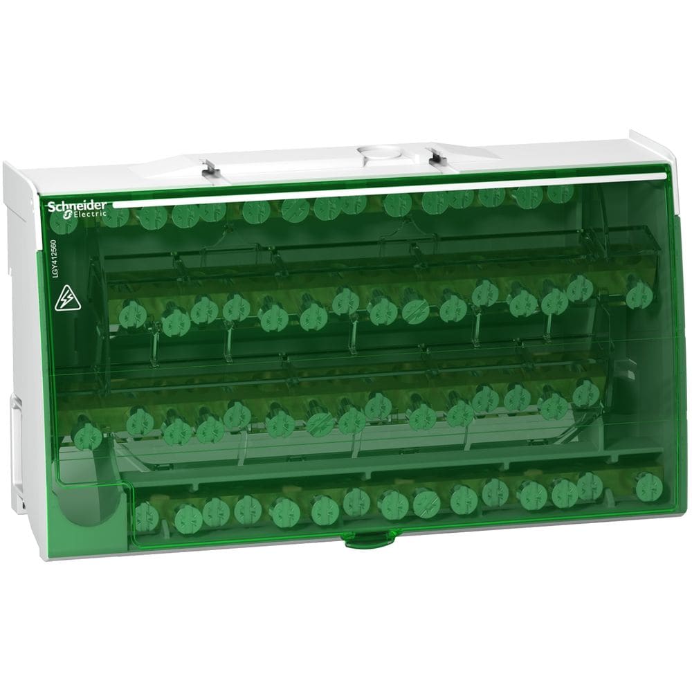 Schneider Distribution Linergy DS - schroefverdeelblok 4P - 125A - 60 openingen LGY412560
