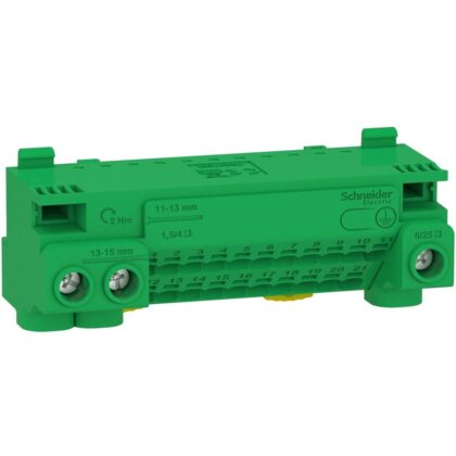 Schneider Distribution Aardingsklem 24 aansluitingen LGYT1E24