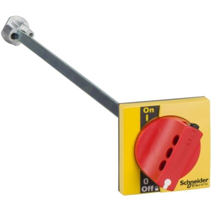 Schneider Distribution EXT. FRONT ROTATIVE HANDLE RED/YELLOW INS40-160 LV428942