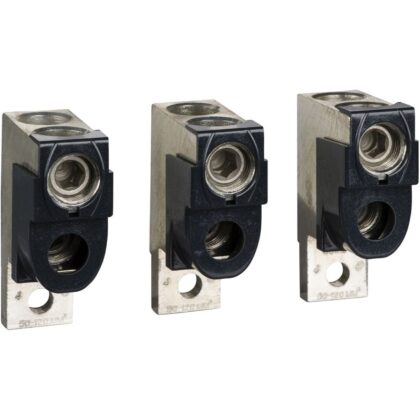 Schneider Distribution 3 Klemmen (Al) voor 2 kabels 50-120mmý + fasescheiders voor Compact NSX100-250F/ LV429218