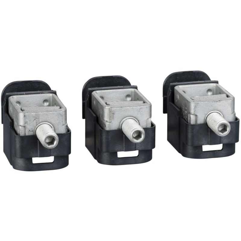 Schneider Distribution 3 Klemmen (staal) voor 1 kabel 1