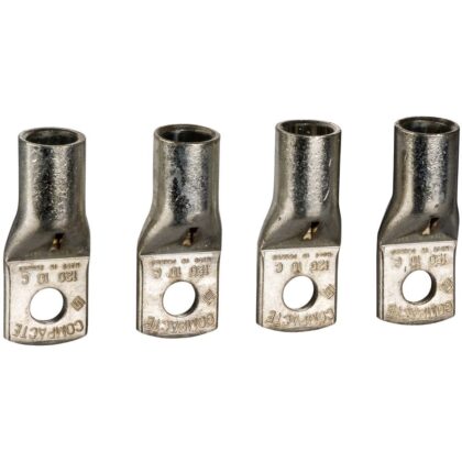 Schneider Distribution 4 CU kabelschoenen 120mmý + fasescheiders voor Compact NSX100-250F/N/H/S/L - In LV429256