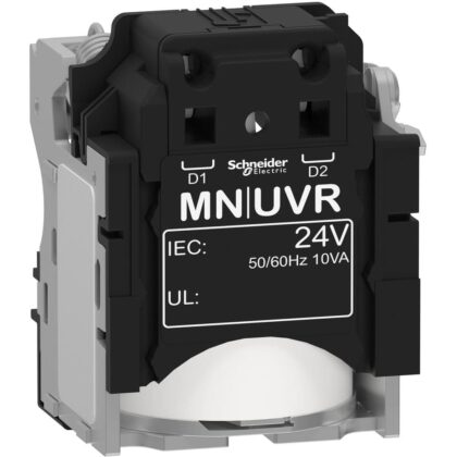 Schneider Distribution Minimumspanningsspoel MN 24V 50/60Hz voor Compact NSX100-630F/N/H/S/L LV429404