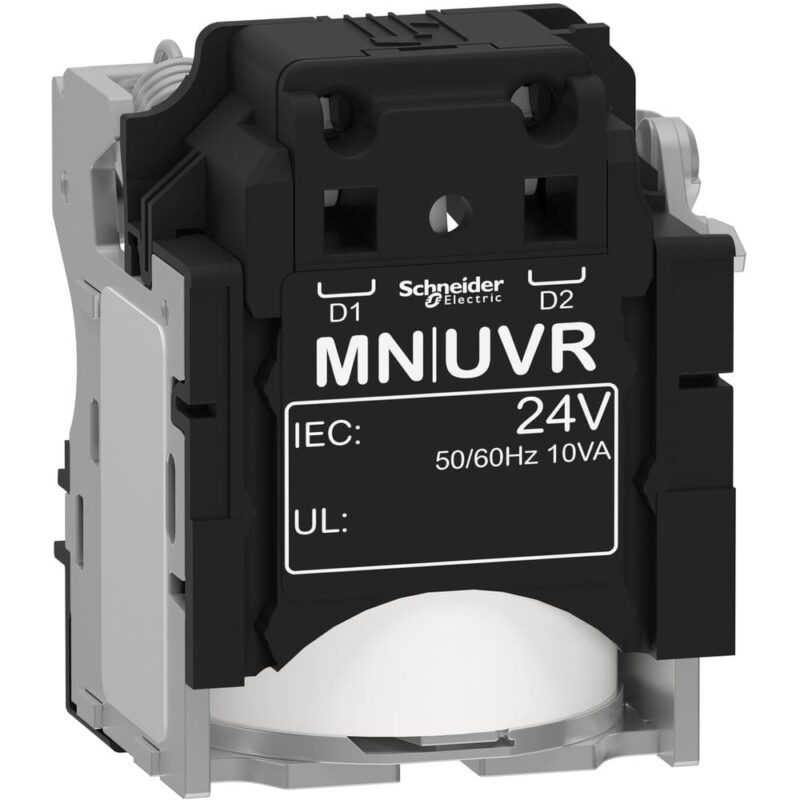 Schneider Distribution Minimumspanningsspoel MN 24V 50/60Hz voor Compact NSX100-630F/N/H/S/L LV429404