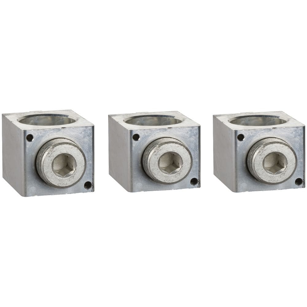 Schneider Distribution 3 Klemmen (Al) voor 1 kabel 35-300mmý + fasescheiders voor Compact NSX400-630N/H LV432479