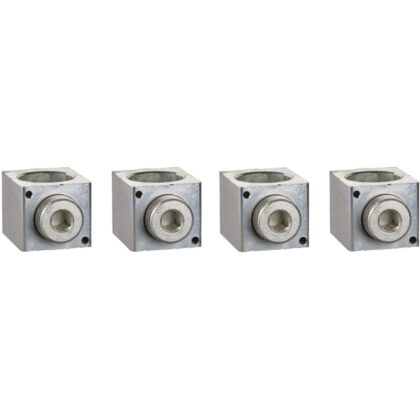 Schneider Distribution 4 Klemmen (Al) voor 1 kabel 35-300mmý + fasescheiders voor Compact NSX400-630N/H LV432480