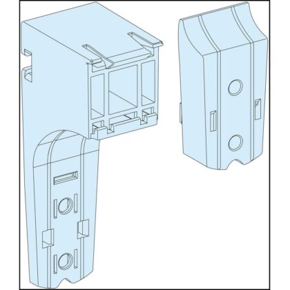 Schneider Distribution PrismaSeT Active INSTELBARE STEUNEN HZ KABELGOOT (1ST=10) LVS04256