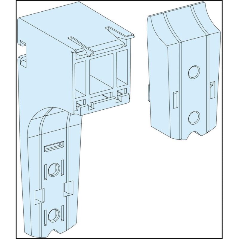 Schneider Distribution PrismaSeT Active INSTELBARE STEUNEN HZ KABELGOOT (1ST=10) LVS04256