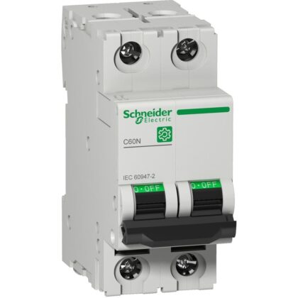 Schneider Distribution MULTI9 C60N 2P D 2A 10KA IEC M9F12202