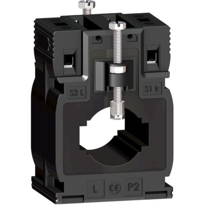 Schneider Distribution stroomtransformator tropenvast DIN-rail 400/5A kabels Ø 27 - rails 10x32 15x25 METSECT5MA040