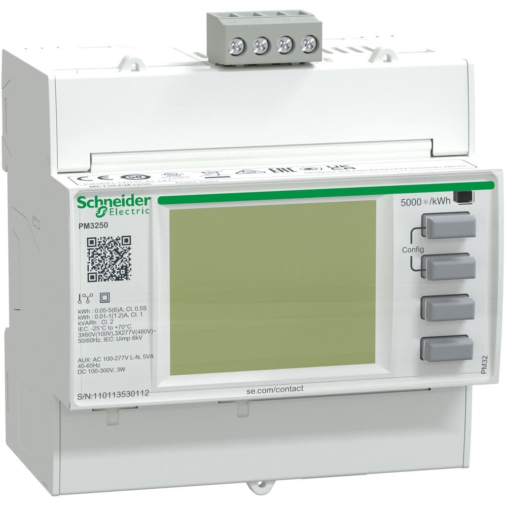Schneider Distribution PM3250 energiemeter - RS485 METSEPM3250