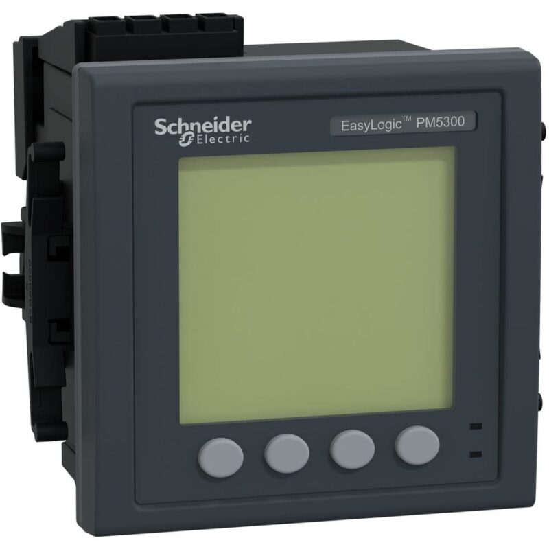 Schneider Distribution PM5310R powermeter - modbus - tot 31st H - 256K 2DI/2DO 35alarms - RJ45 LVCT METSEPM5310R