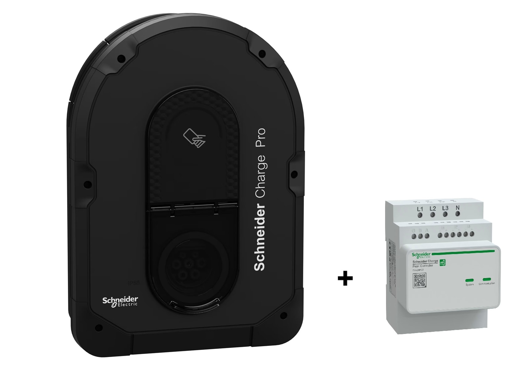 Schneider Residential Residentiel kit met laadpaal EVB4S22N40G & Peak controller EVA2HPC3 KITEVB4DO