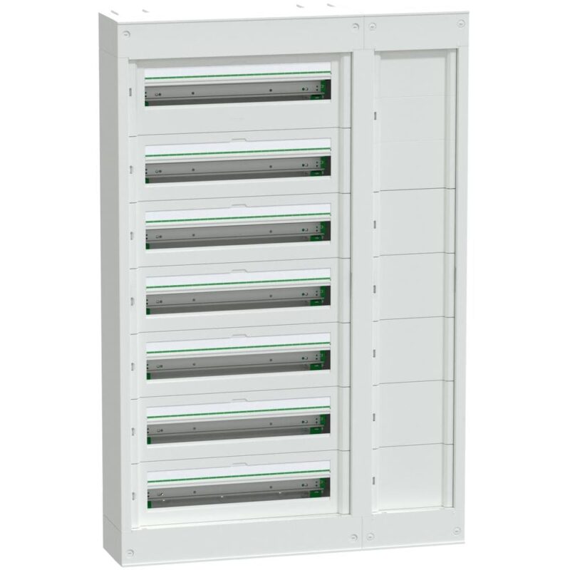 Schneider Residential PrismaSeT S - Modulaire kast met koker - 7x24 modules - zonder deur - wit LVSSD724