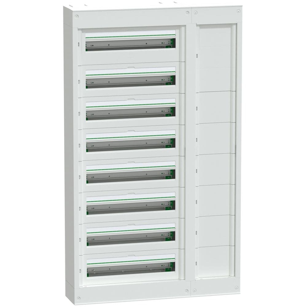 Schneider Residential PrismaSeT S - Modulaire kast met koker - 8x24 modules - zonder deur - wit LVSSD824